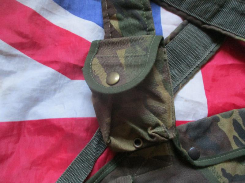 ORIGINAL old skool 80'S ARKTIS dpm camo CHEST RIG WEBBING 42 COMMANDO MODEL