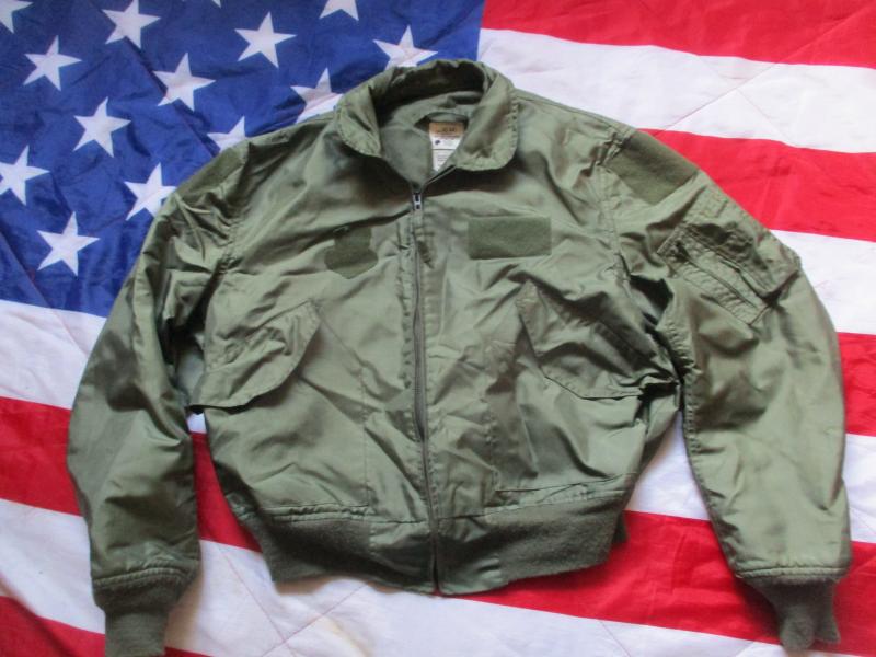 GENUINE US AIR FORCE USAF issue USA CWU 36/P bomber pilot JACKET COAT GREEN 42 44 large