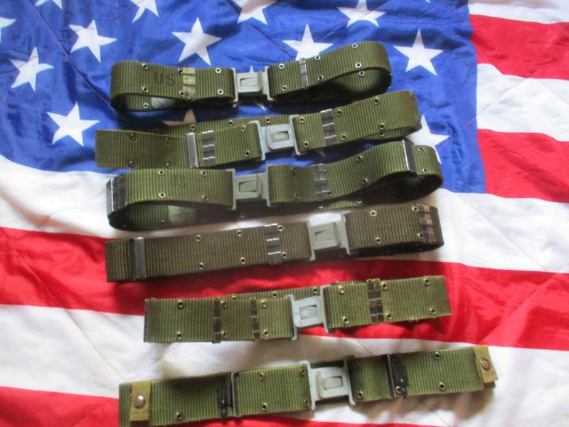 GENUINE US ARMY / USMC / NAVY issue ALICE LC-2 LC2 nylon WEBBING COMBAT BELT large